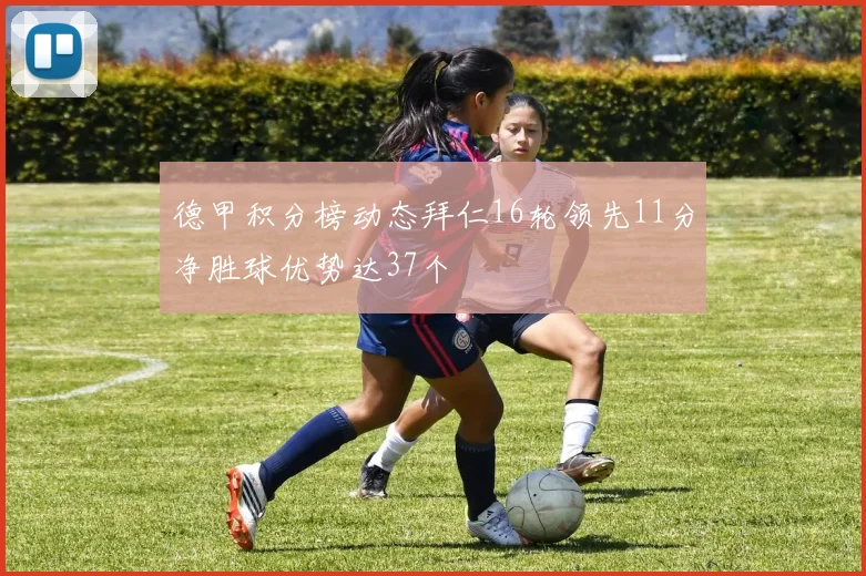 德甲积分榜动态拜仁16轮领先11分净胜球优势达37个
